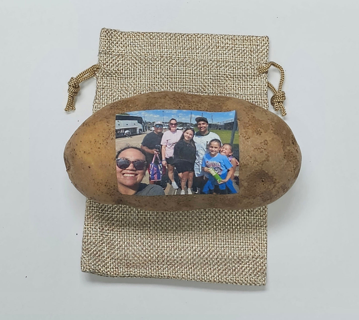 The Best Gift Ever :) BURLAP SACK & POTATO FACE BUNDLE