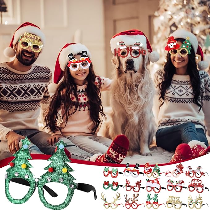 The Best Gift Ever :) Christmas Goggles Merry Christmas - Xmas Party Accessories