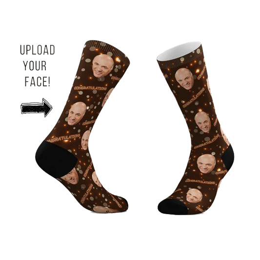 Tribe Socks Custom Congrats Face Socks