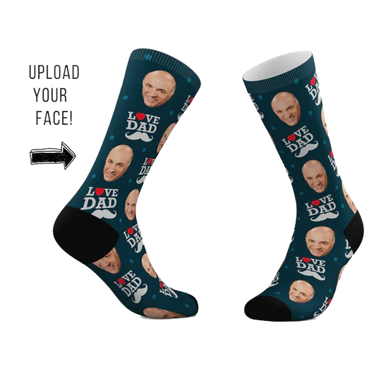 Tribe Socks Custom  "I Love Dad" Face Socks