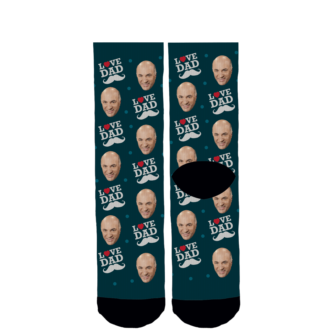 Tribe Socks Custom  "I Love Dad" Face Socks