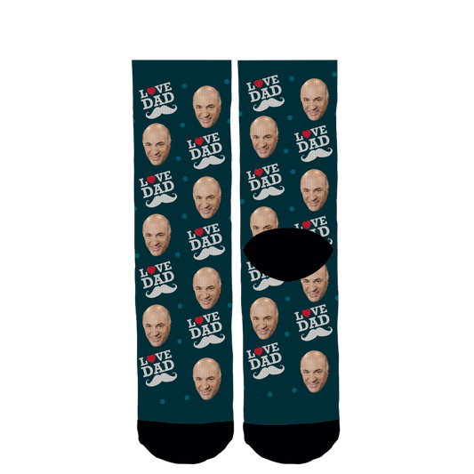 Tribe Socks Custom  "I Love Dad" Face Socks