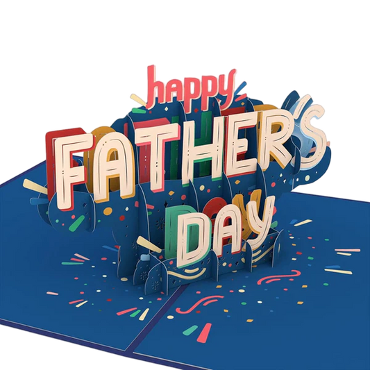 Potato Parcel Happy Father's Day Pop-Up Card