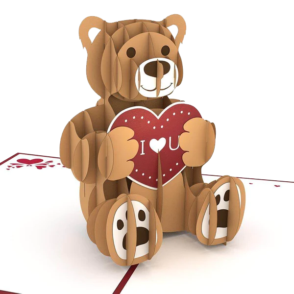 The Best Gift Ever :) Love Bear Pop-Up Card