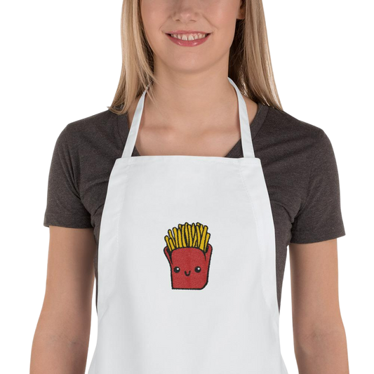 Potato Parcel Mr. Fries Embroidered Apron