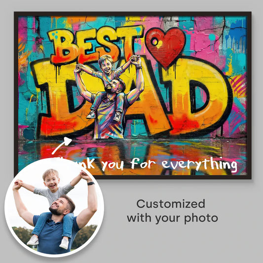 The Best Gift Ever :) Personalized Poster Love "DAD"