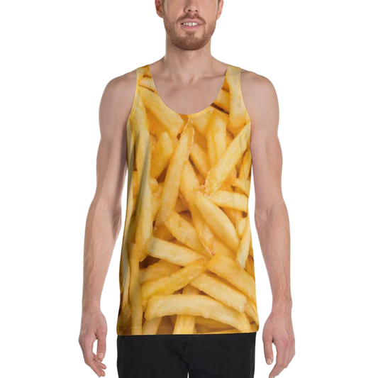 Potato Parcel Unisex Fries Tank Top
