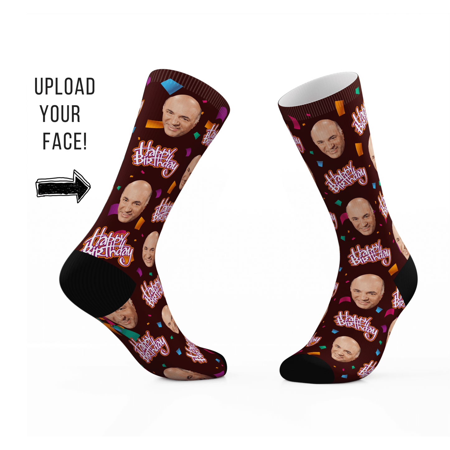 Tribe Socks Custom Birthday Face Socks