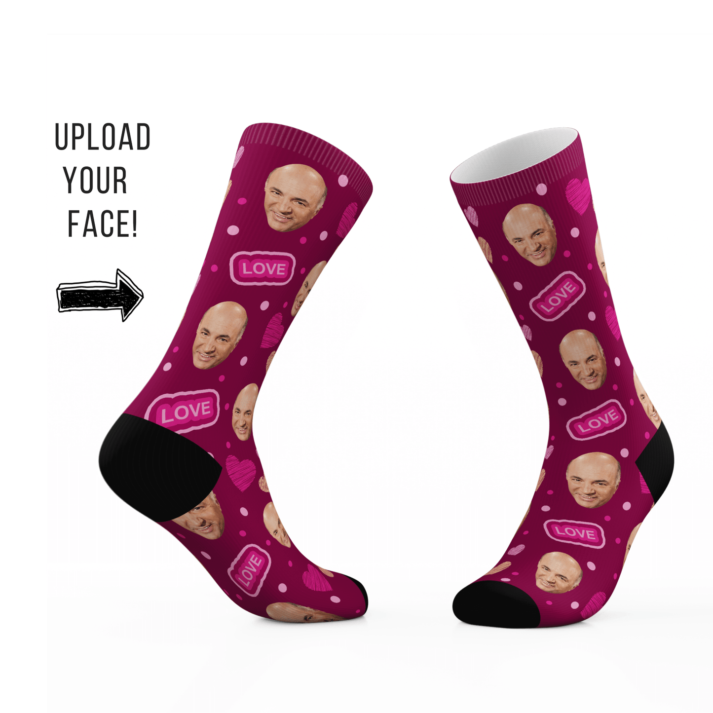 Tribe Socks Custom Love Face Socks
