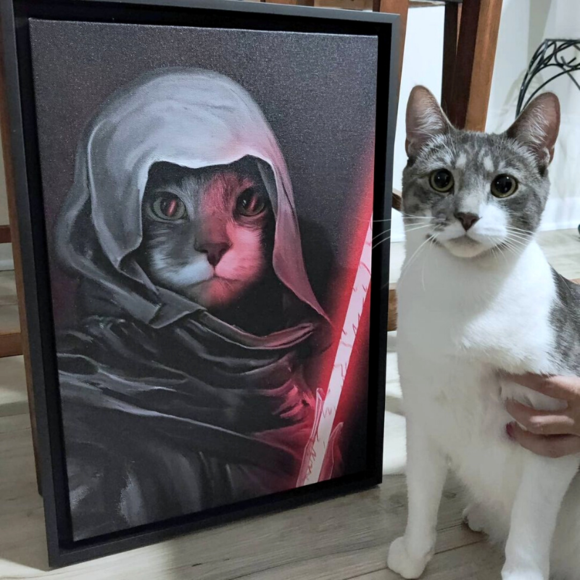Iconic Paw Darkforce Paw Pet Portrait