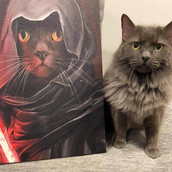 Iconic Paw Darkforce Paw Pet Portrait