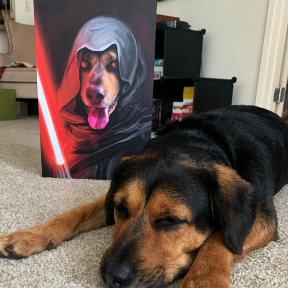 Iconic Paw Darkforce Paw Pet Portrait