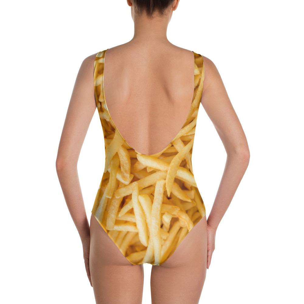 Potato Parcel Fries One-Piece Swimsuit
