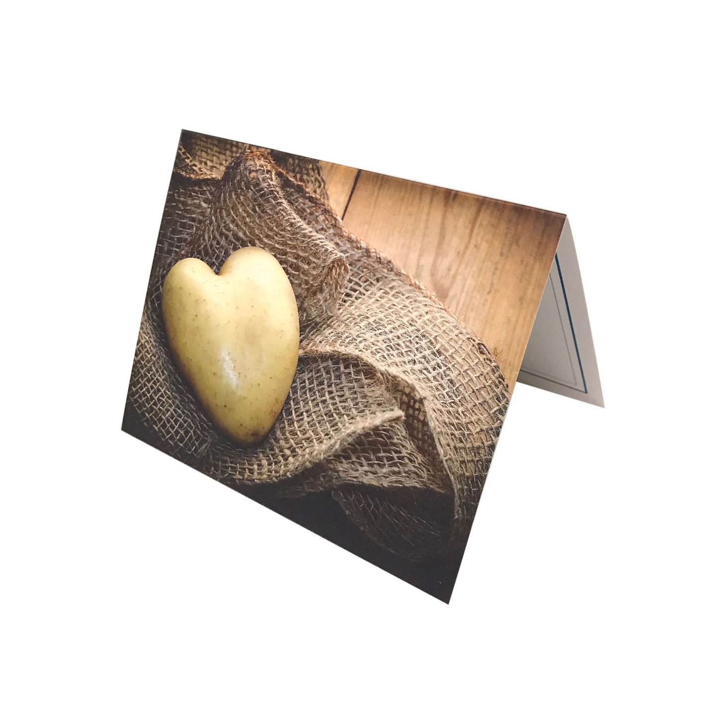 Potato Parcel Heart Potato Hand-Written Card