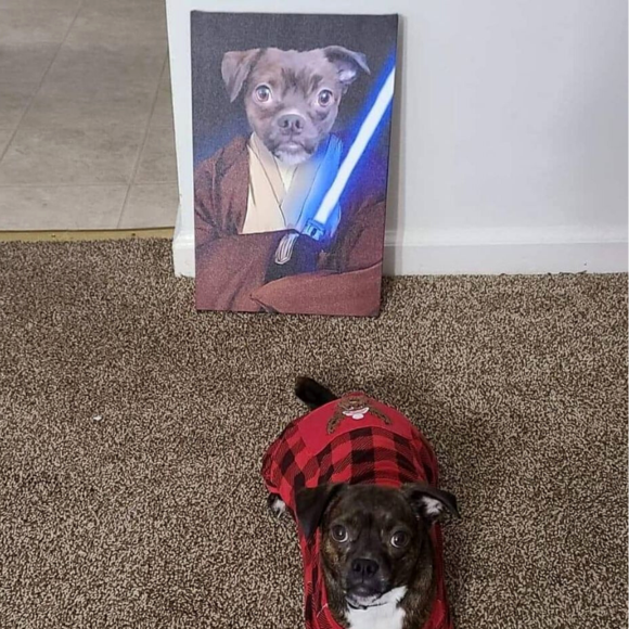 Iconic Paw Lightforce Paw Pet Portrait