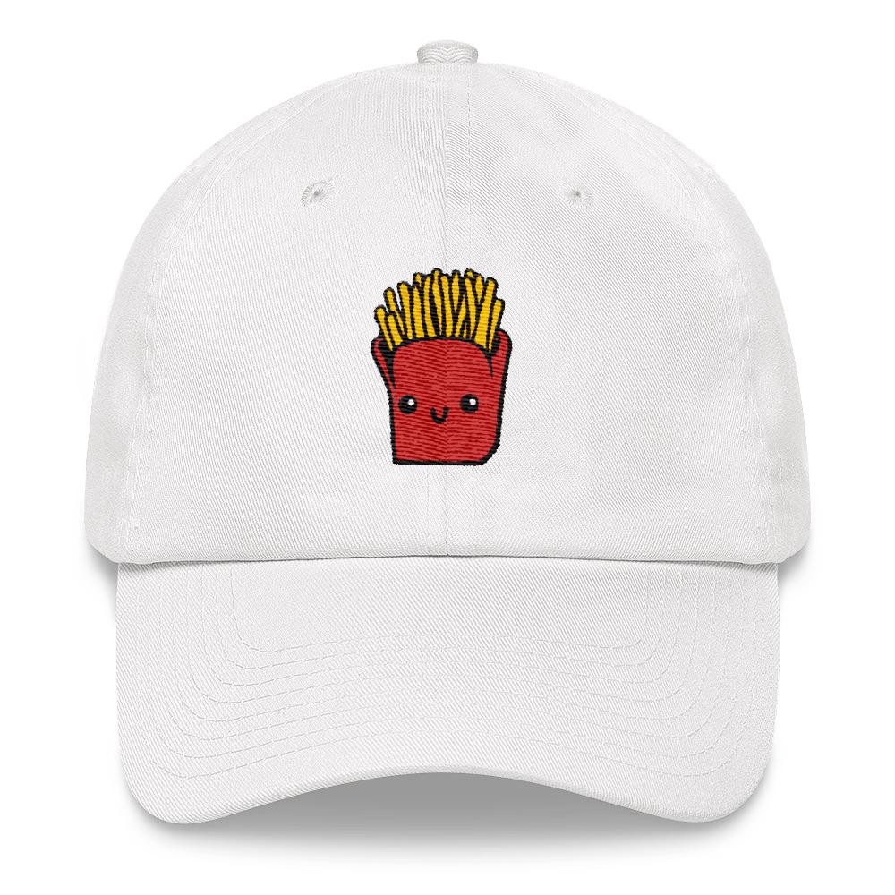 Potato Parcel Mr. Fries Dad Hat White