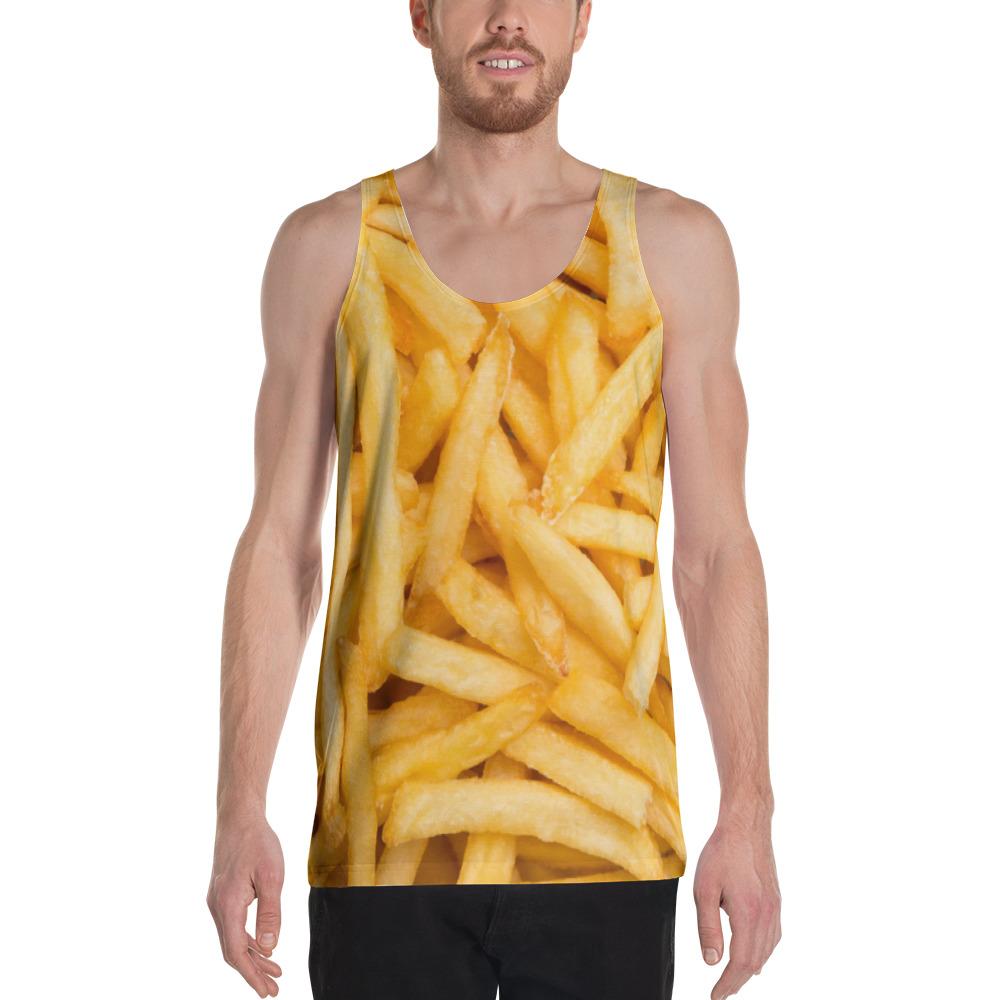 Potato Parcel Unisex Fries Tank Top XS