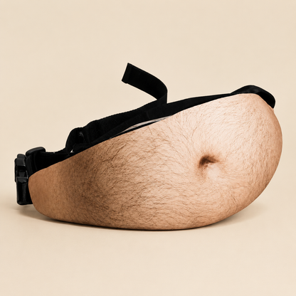 The Best Gift Ever :) Beer Belly Fanny Pack – Funny Dad Bod Waist Bag Hairy Belly