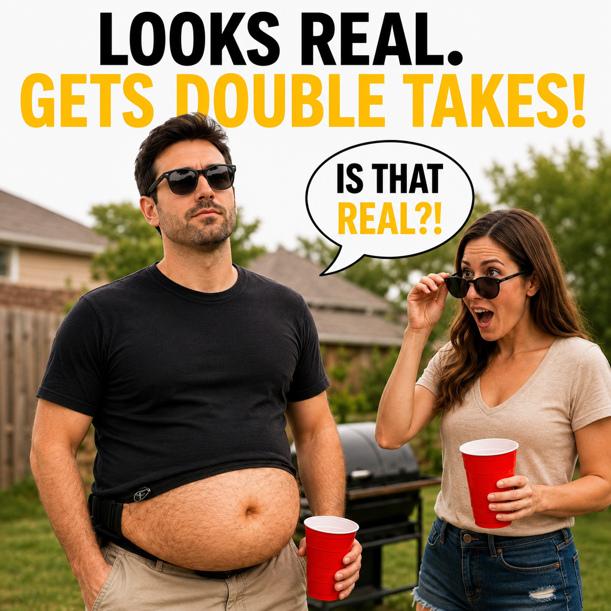 The Best Gift Ever :) Beer Belly Fanny Pack – Funny Dad Bod Waist Bag