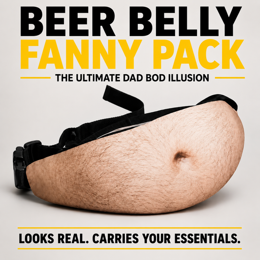 The Best Gift Ever :) Beer Belly Fanny Pack – Funny Dad Bod Waist Bag
