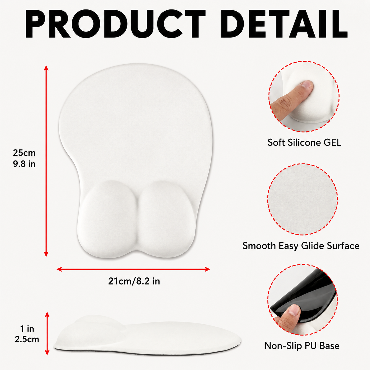 The Best Gift Ever :) Big B*tt Funny & Naughty - Personalized Mouse Pad