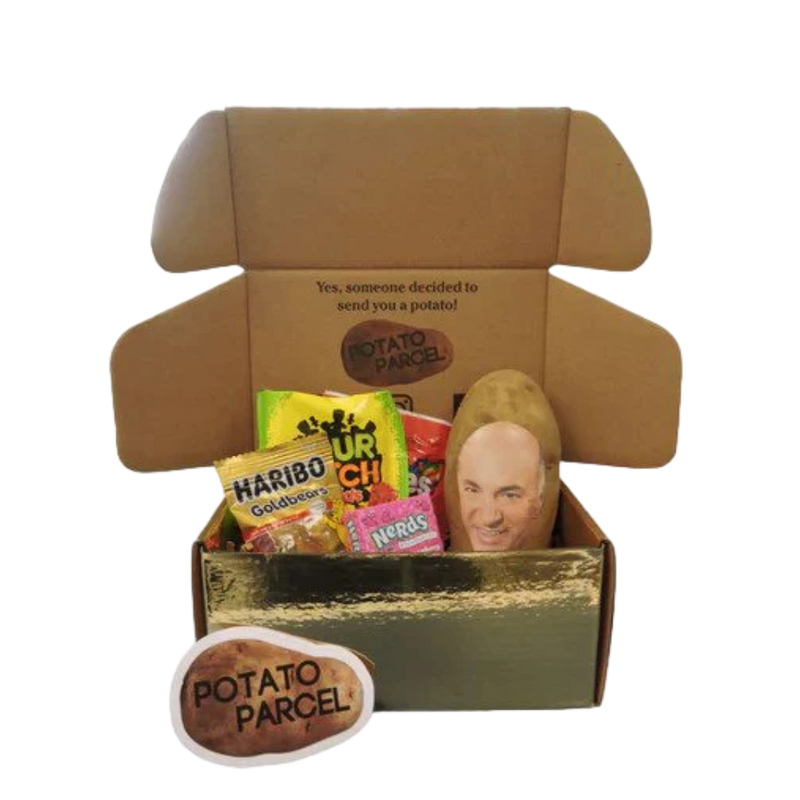 Classy Potato Gift Bundle A Surprise In A Gold Box The Best Gift