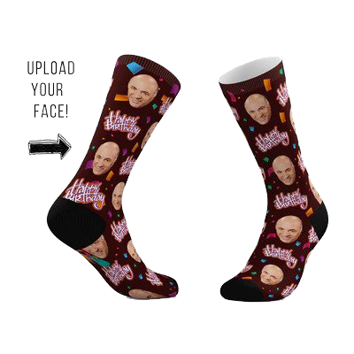 Tribe Socks Custom Birthday Face Socks