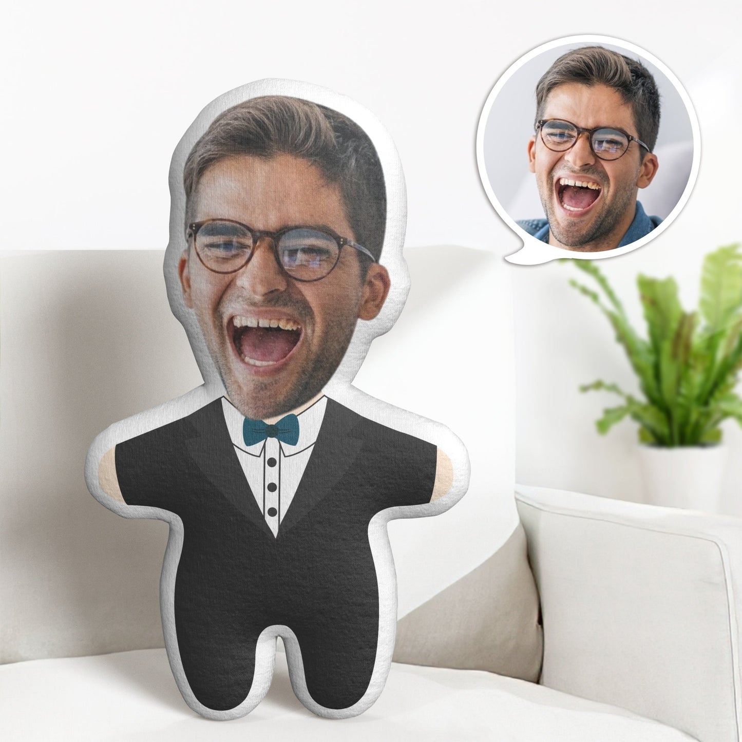 The Best Gift Ever :) Custom Bridegroom Minime Throw Pillow Personalized Minime Throw Pillow
