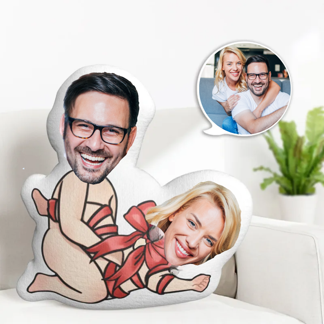 The Best Gift Ever :) Custom Couple Pillow Valentine's Day Gifts Face Pillow You Are My Gift