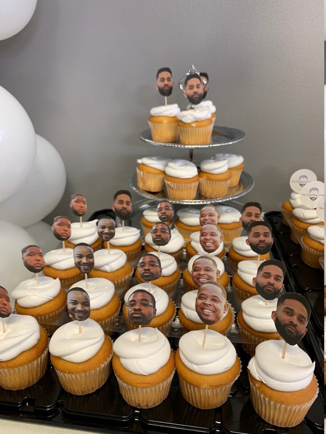 Potato Parcel Custom Face Cupcake Toppers