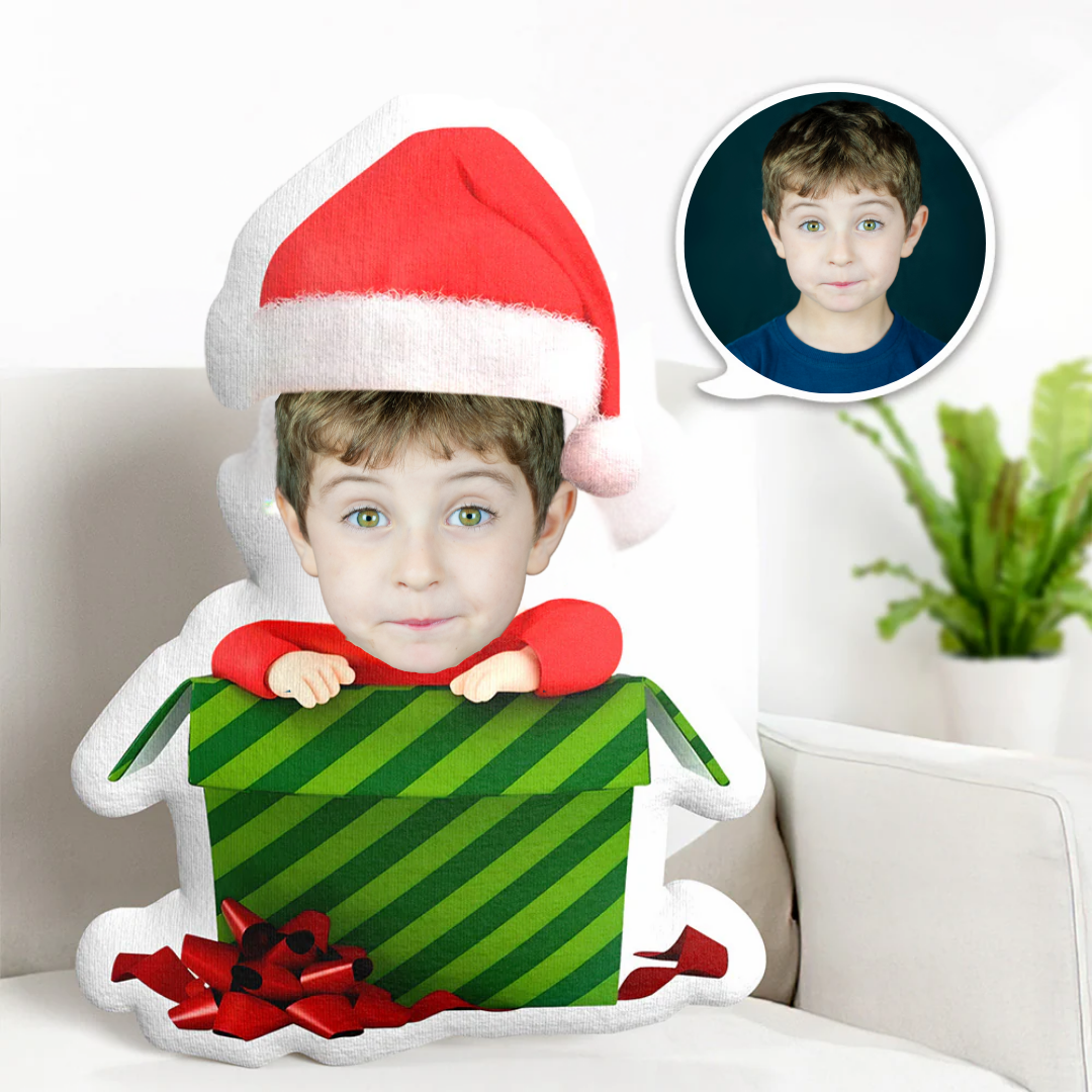 The Best Gift Ever :) Custom Pillow Face Body Pillow Gift Box Boy Pillow Personalized Photo Minime Pillow Christmas Gift