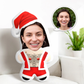 The Best Gift Ever :) Custom Pillow Face Body Pillow Sexy Christmas Santa Claus Christmas Pillow Personalized Photo Pillow Gift MiniMe Pillow