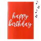 Joker Greeting Endless Birthday Song Card + Glitter