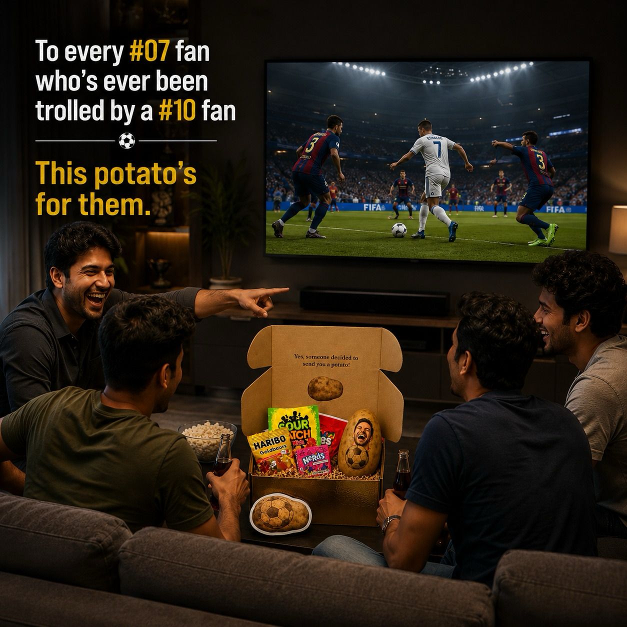Potato Parcel Football Banter Bundle - The Ultimate Troll Gift