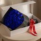 The Best Gift Ever :) Glitter Rose Bouquet Blue / 30 / Pink