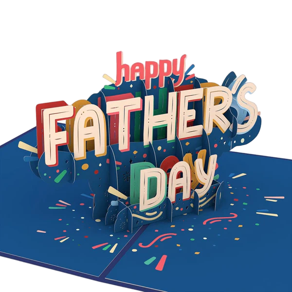 Potato Parcel Happy Father's Day  Pop-Up Card