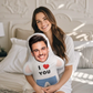 The Best Gift Ever :) I LOVE YOU Minime Throw Pillow Custom Face Pillow Personalized Photo Pillow Gift for Her