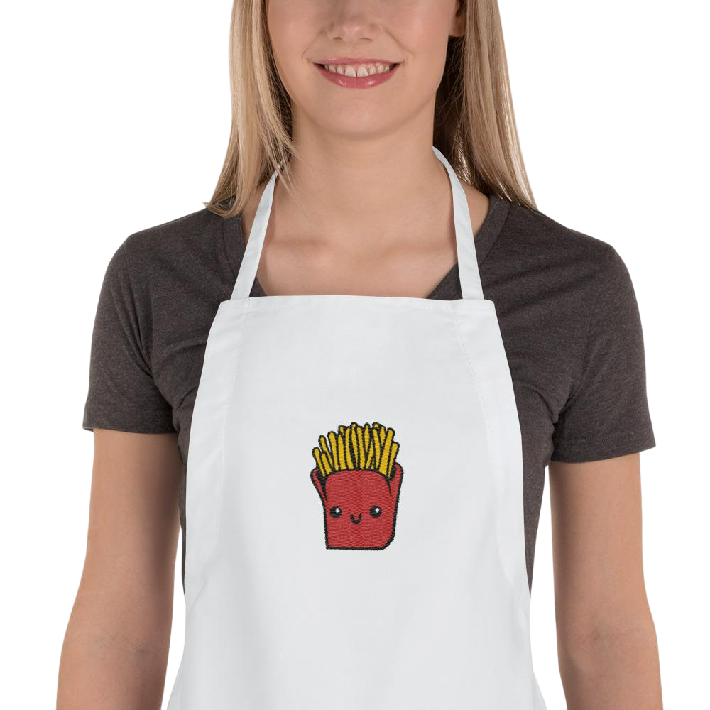 Potato Parcel Mr. Fries Embroidered Apron