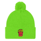 Potato Parcel Mr. Fries Pom Pom Knit Cap
