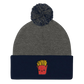 Potato Parcel Mr. Fries Pom Pom Knit Cap