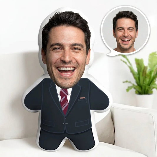 The Best Gift Ever :) My Face Pillow Custom Face Pillow Gentleman Minime Personalised Photo Minime Pillow Gifts