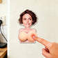 The Best Gift Ever :) Naughty Gift For Him, Funny Valentine’s Anniversary Gift Upload Face - Personalized Fridge Magnet