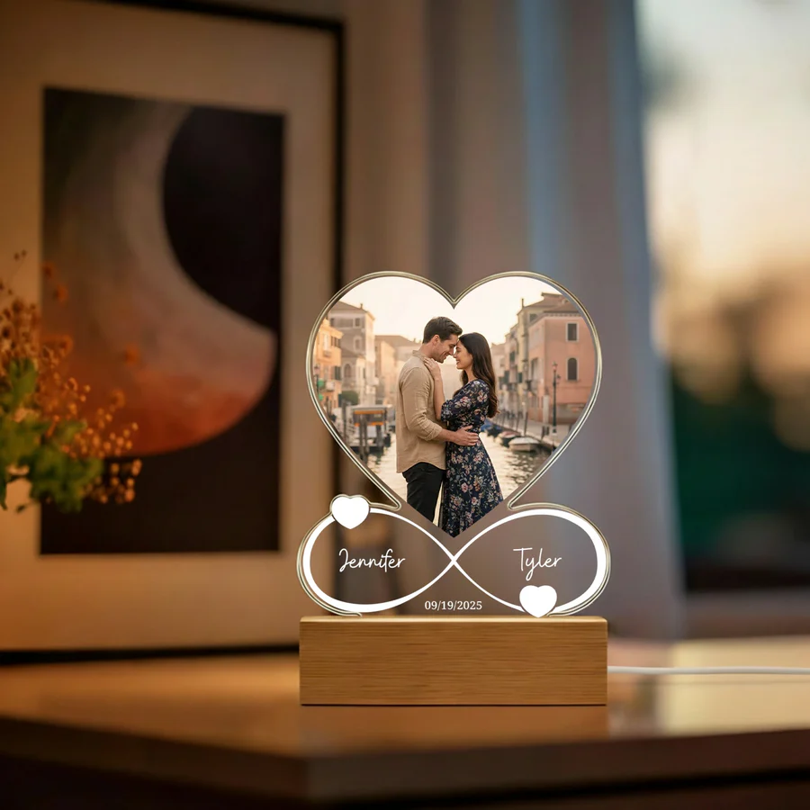 The Best Gift Ever :) Personalized Acrylic Light "Forever"