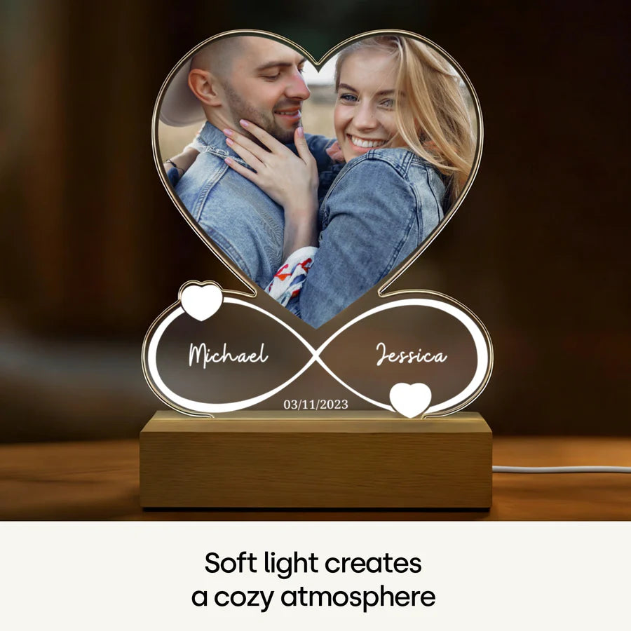 The Best Gift Ever :) Personalized Acrylic Light "Forever"