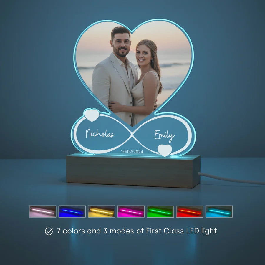 The Best Gift Ever :) Personalized Acrylic Light "Forever"