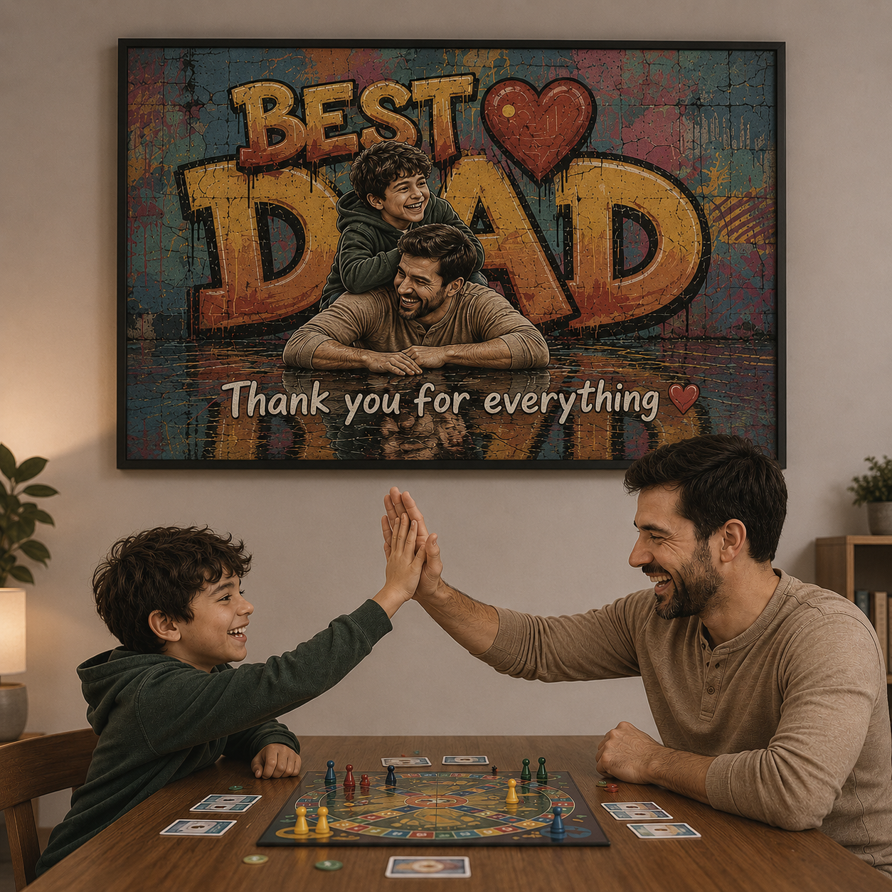 The Best Gift Ever :) Personalized Poster Love "DAD"