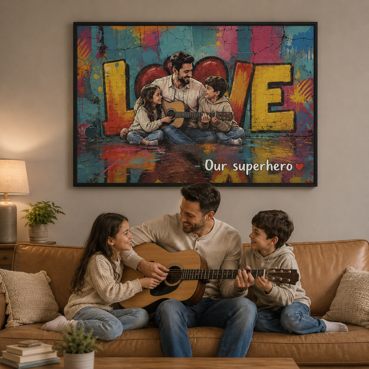 The Best Gift Ever :) Personalized Poster Love "DAD"