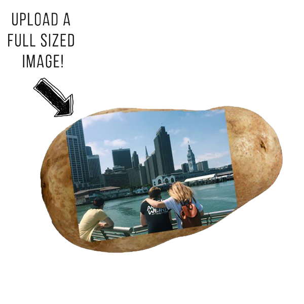 Potato Parcel Potato Postcard