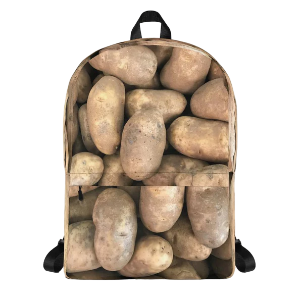 Potato Parcel Russet Potato Backpack