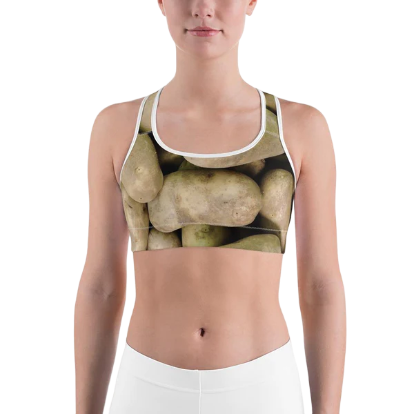 Potato Parcel Russet Potato Sports Bra